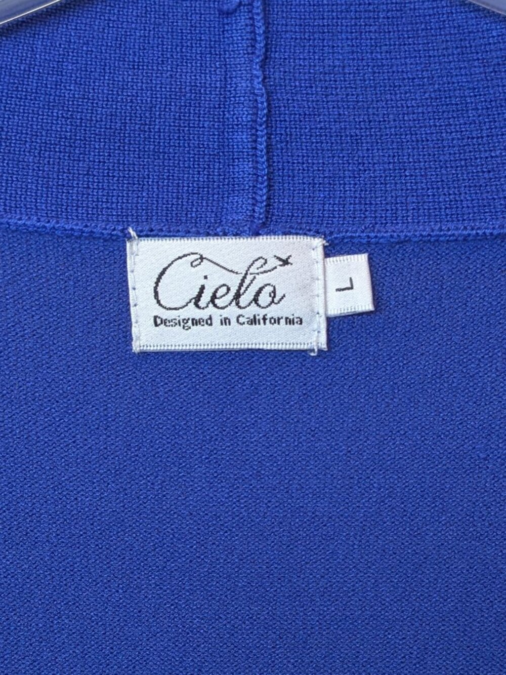 NEW Royal Blue Shrug / Crop Sweater - Picture 3 of 7